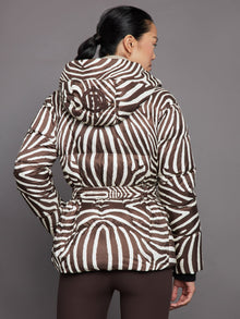 Bogner | Lucca Down Ski Jacket | Allover Zebra Print