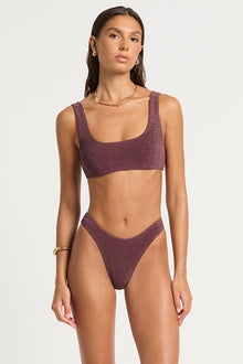 Malibu Crop | Amarena Lurex Micro
