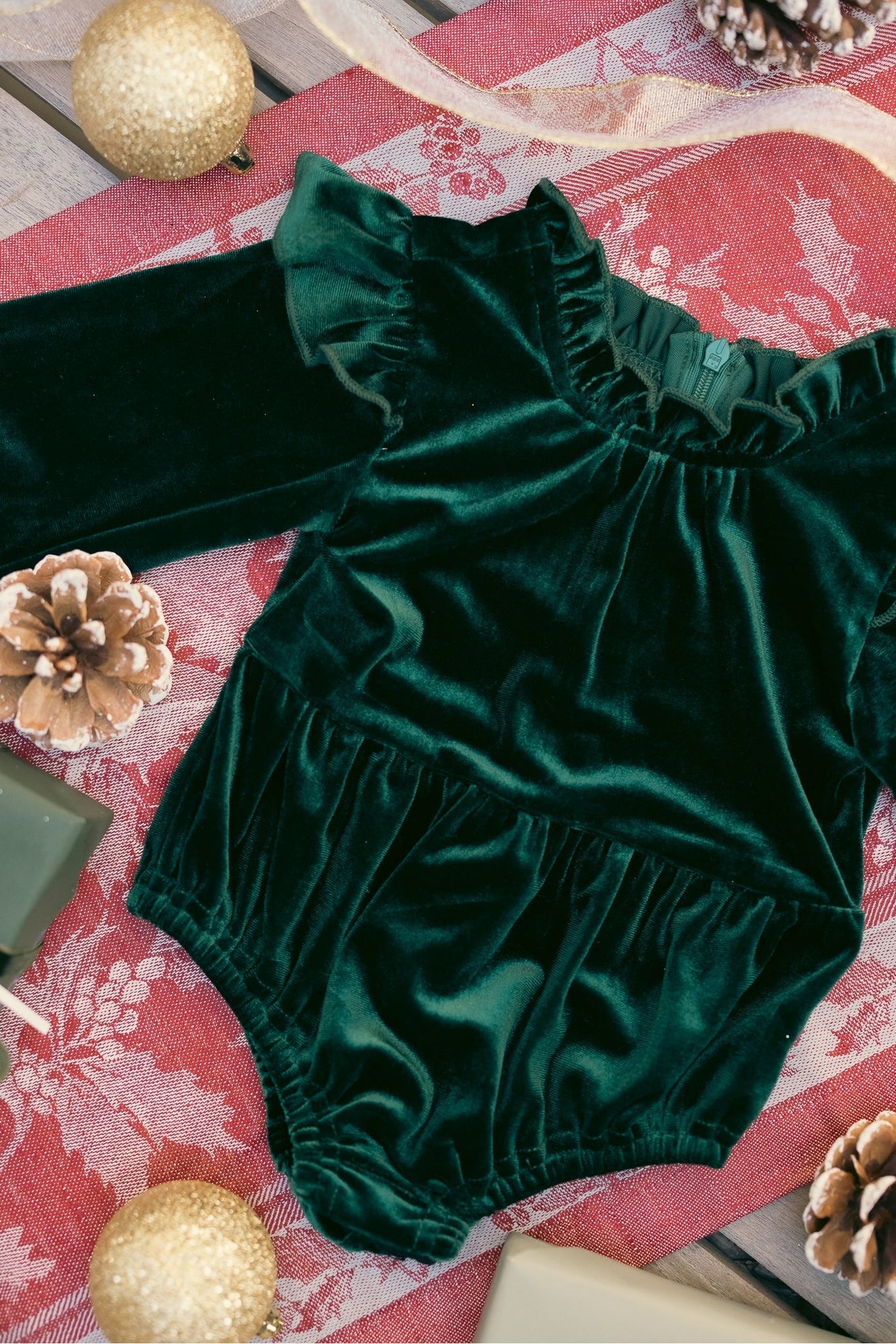 Girls | Baby Cleopatra Romper | Green