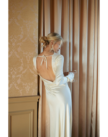 Backless Gown | Ecru