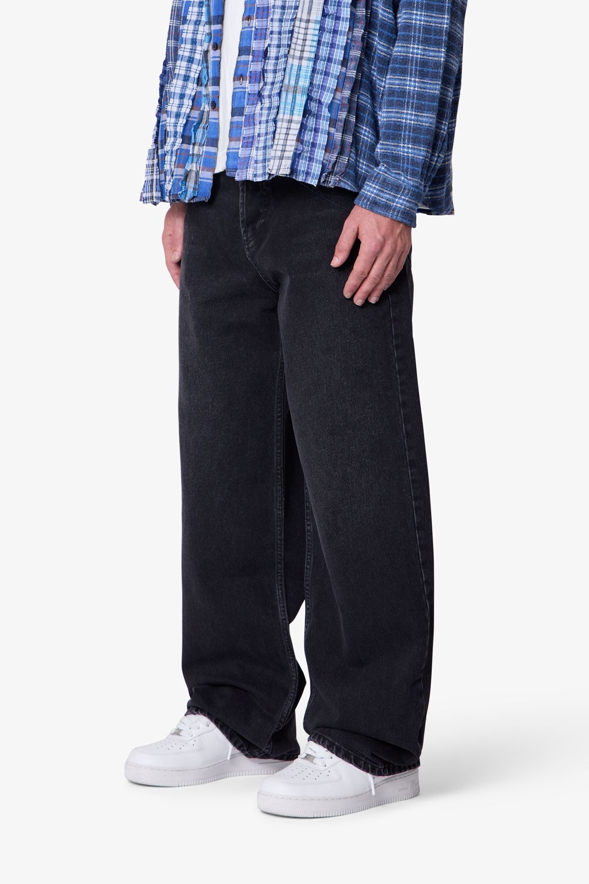 Baggy Denim | Stone Wash Black