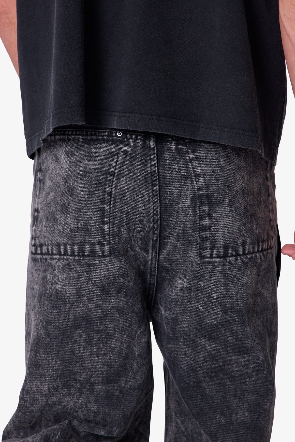 Baggy Moto Denim | Vintage Black