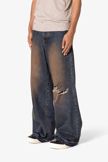 Baggy Rave Denim | Rust