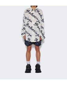 Balenciaga | Men | Logo Button-down Shirt | White