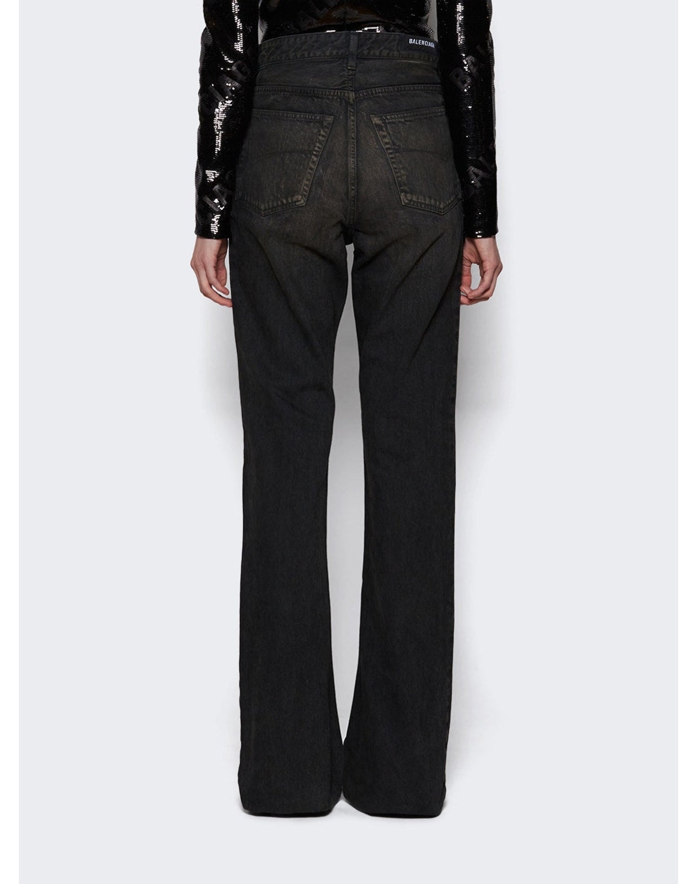Balenciaga | Women | Bootcut Pants | Dark Brown