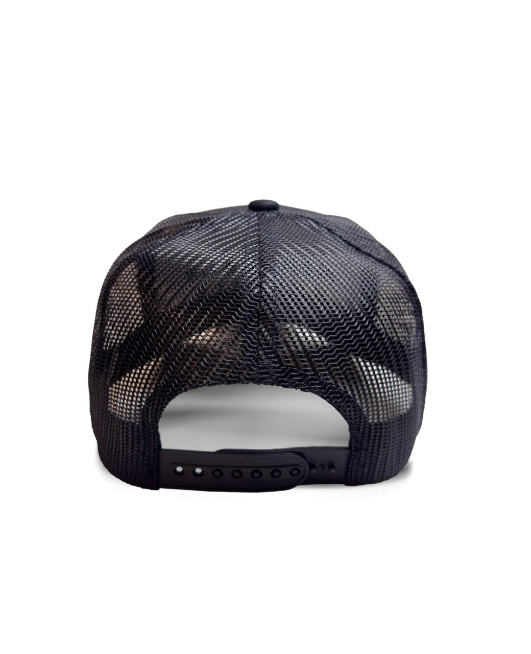 Sun Tease Mesh Hat | Black x Black Logo