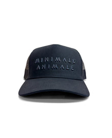 Sun Tease Mesh Hat | Black x Black Logo