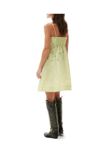 Beaded Nylon Mini Dress | Lily Green