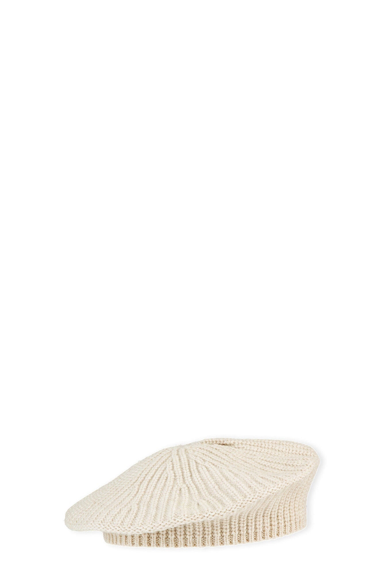 Beige Knit Beret | Brazilian Sand