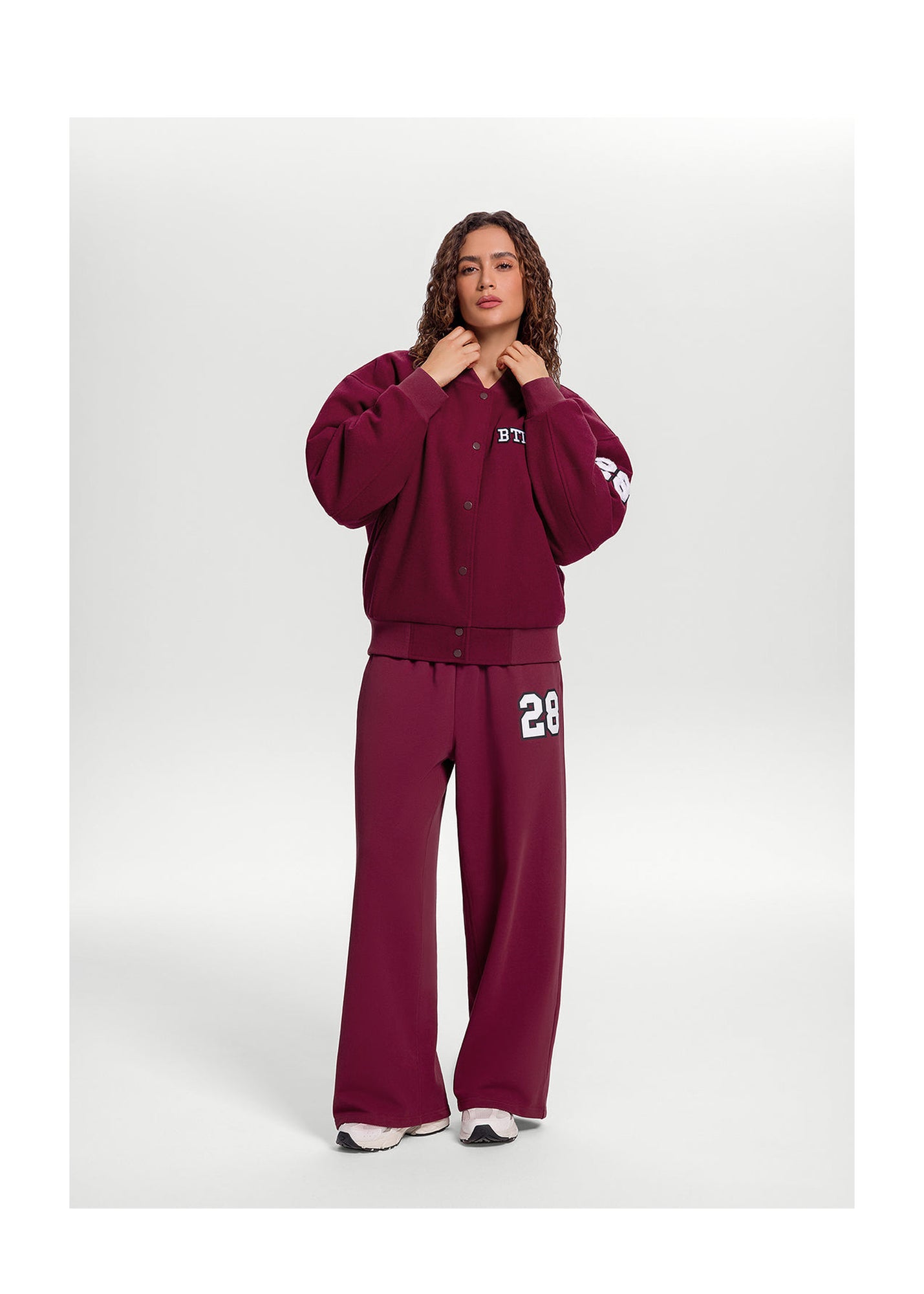 Better League Varsity Jacket | Burgundy
