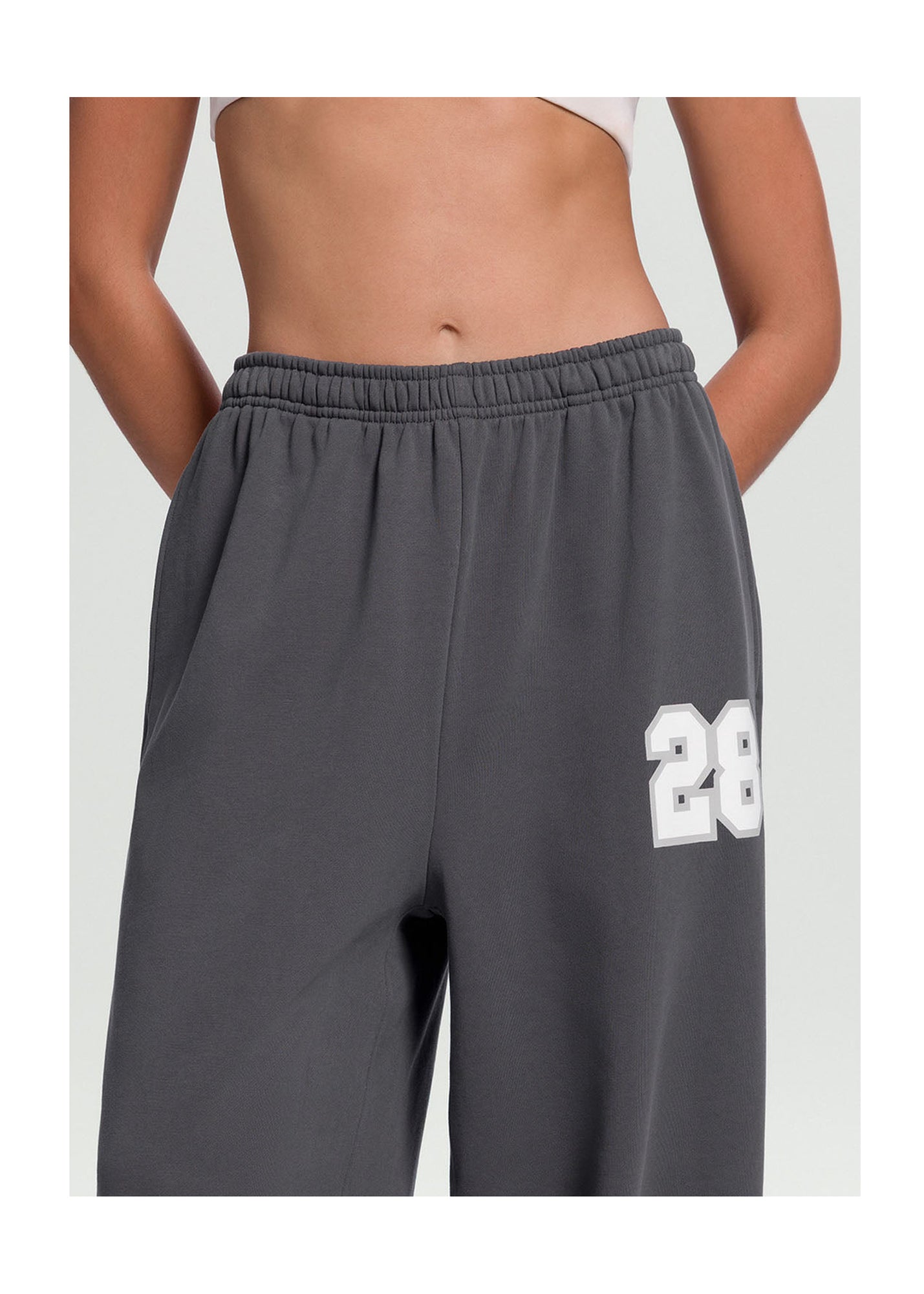 Better League Wide-Leg Sweatpants | Charcoal