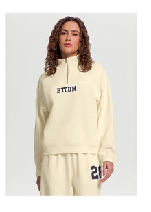 Better League Zip Sweatshirt | Creamy White