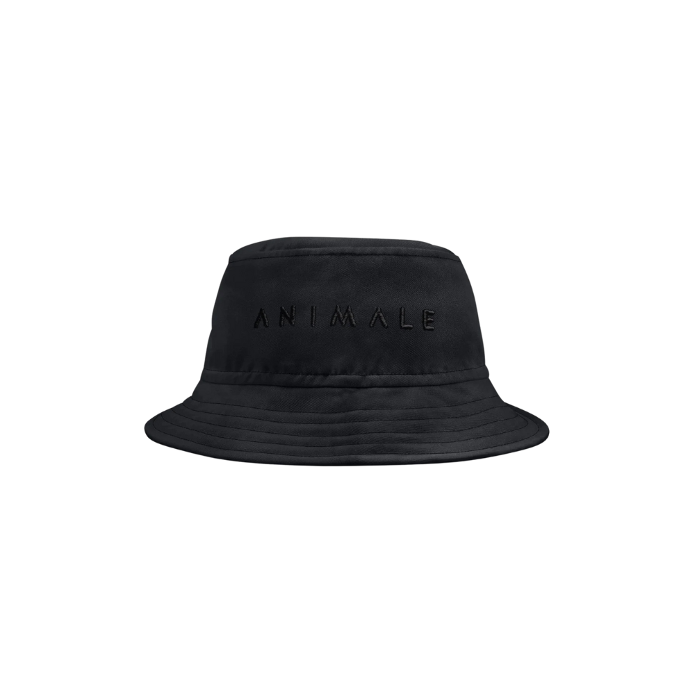 Hide & Seek Bucket Hat | Black x Black Logo