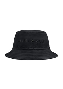 Hide & Seek Bucket Hat | Black x Black Logo