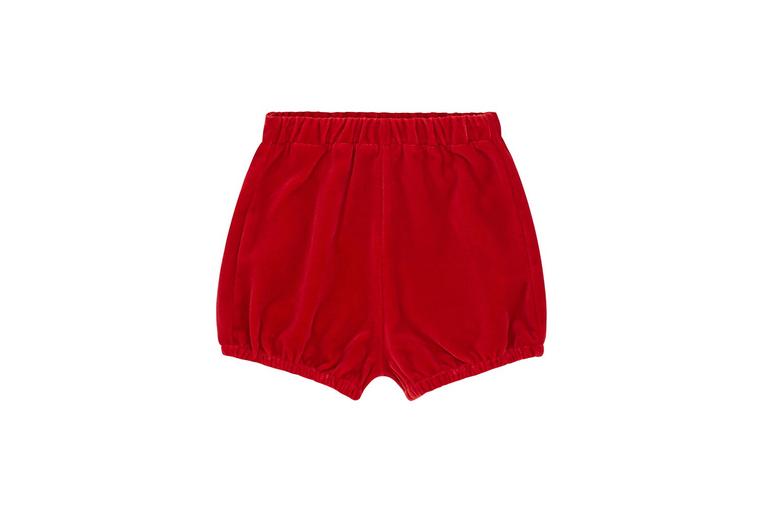 Unisex | Organic Cotton Velvet Bloomers | Red