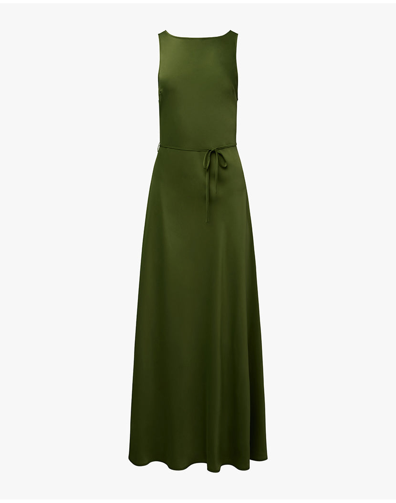 Boat Neck Slip Dress | Hunter Green