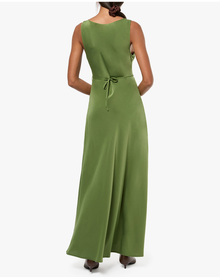 Boat Neck Slip Dress | Hunter Green