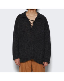 Bode | Men | Alpine Pullover Sweater | Grey