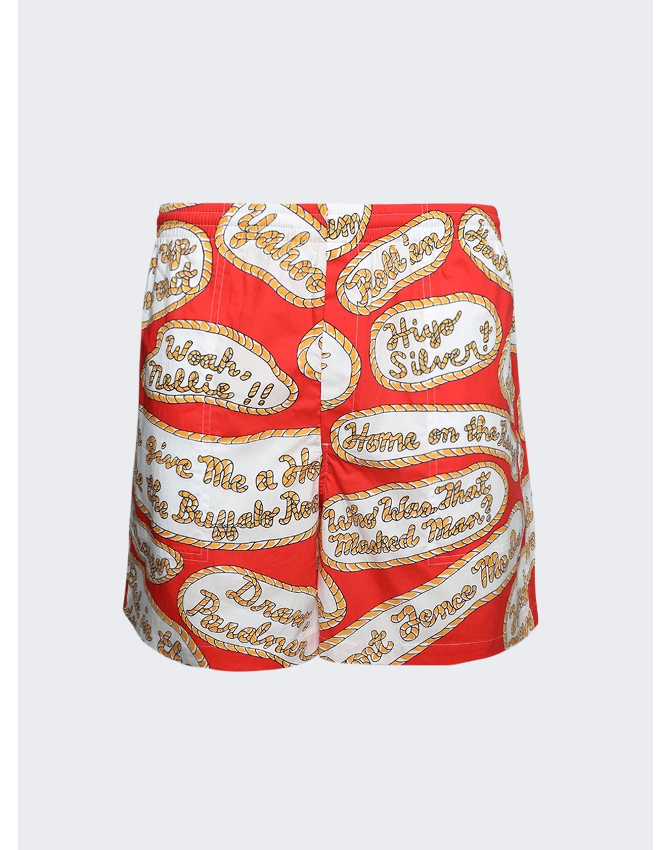 Bode | Men | Rodeo Slogan Shorts | Multicolor