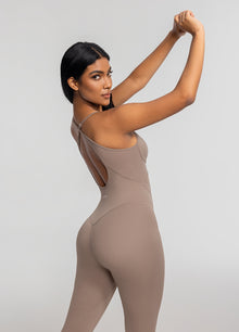 Contrology Crossback Bodysuit | Cocoa
