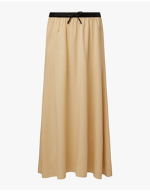 Bow Maxi Skirt | Wood Ash x Black
