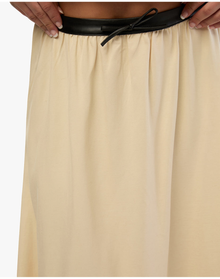 Bow Maxi Skirt | Wood Ash x Black