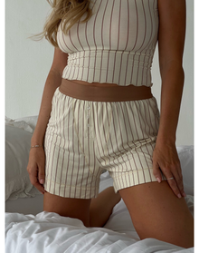 Boxer Short | Cream x Mocha Mousse