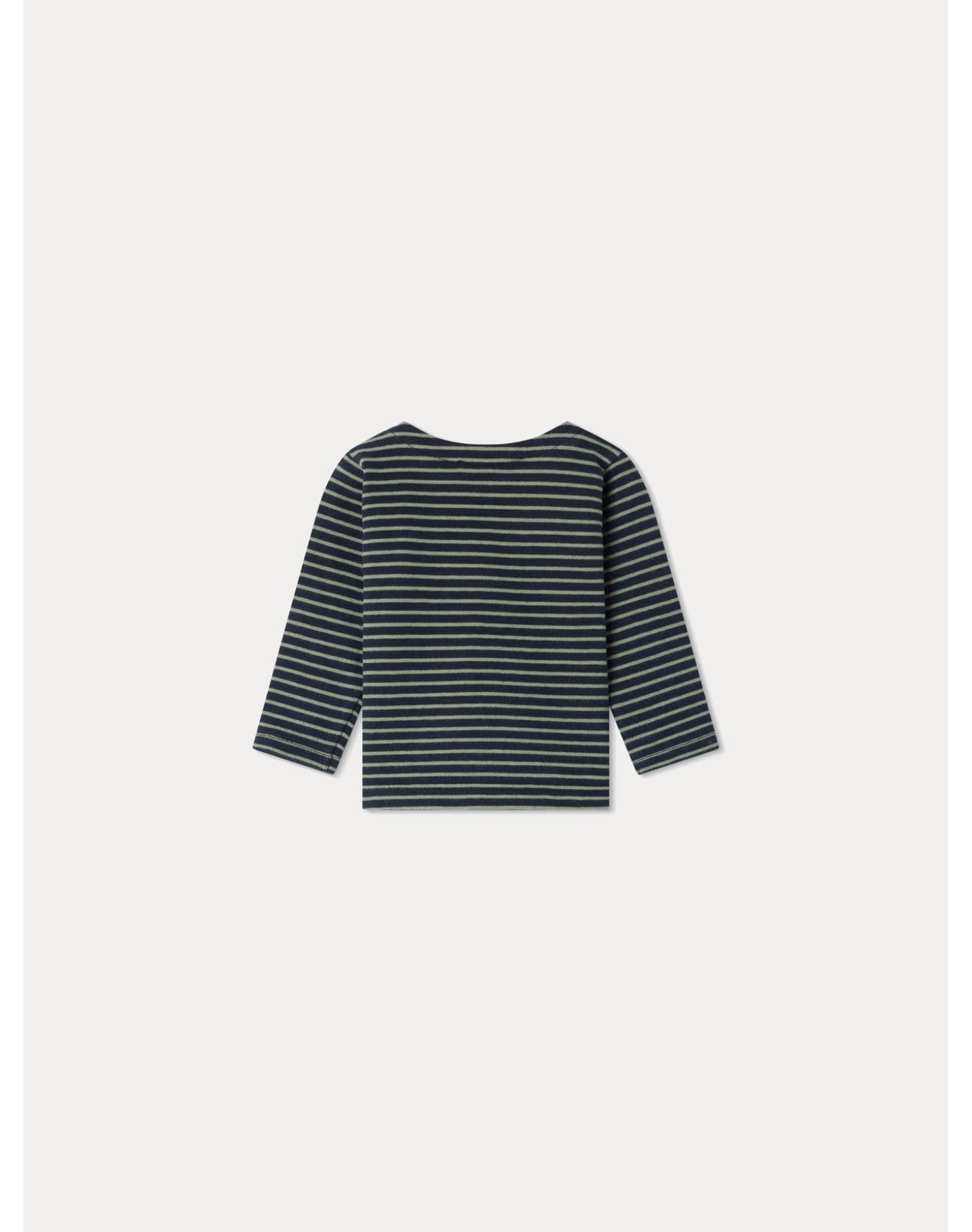 Boys | Baudelaire T-Shirt Stripes | 8Y | Celadon Green