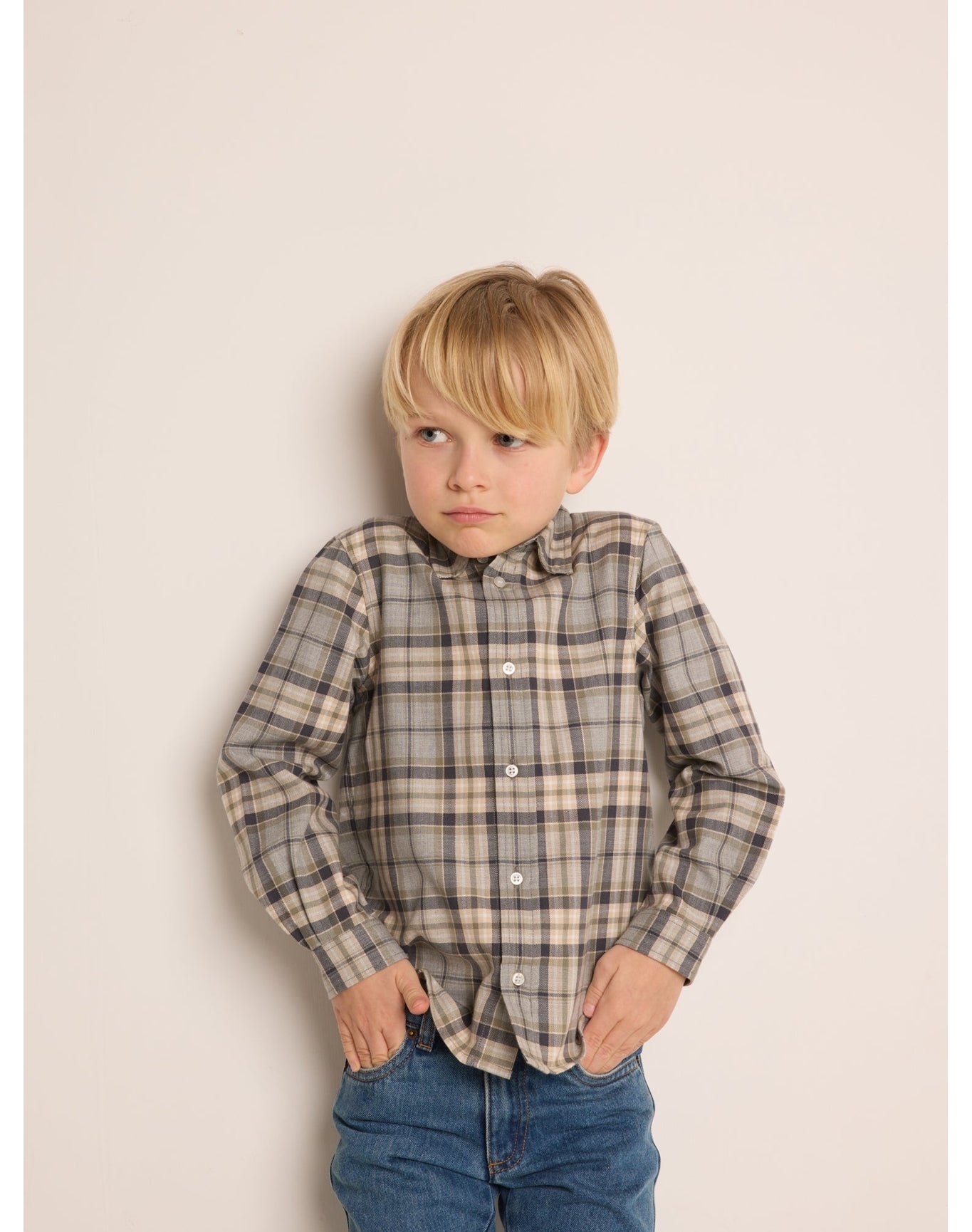 Boys | Daho Shirt | Heathered Gray