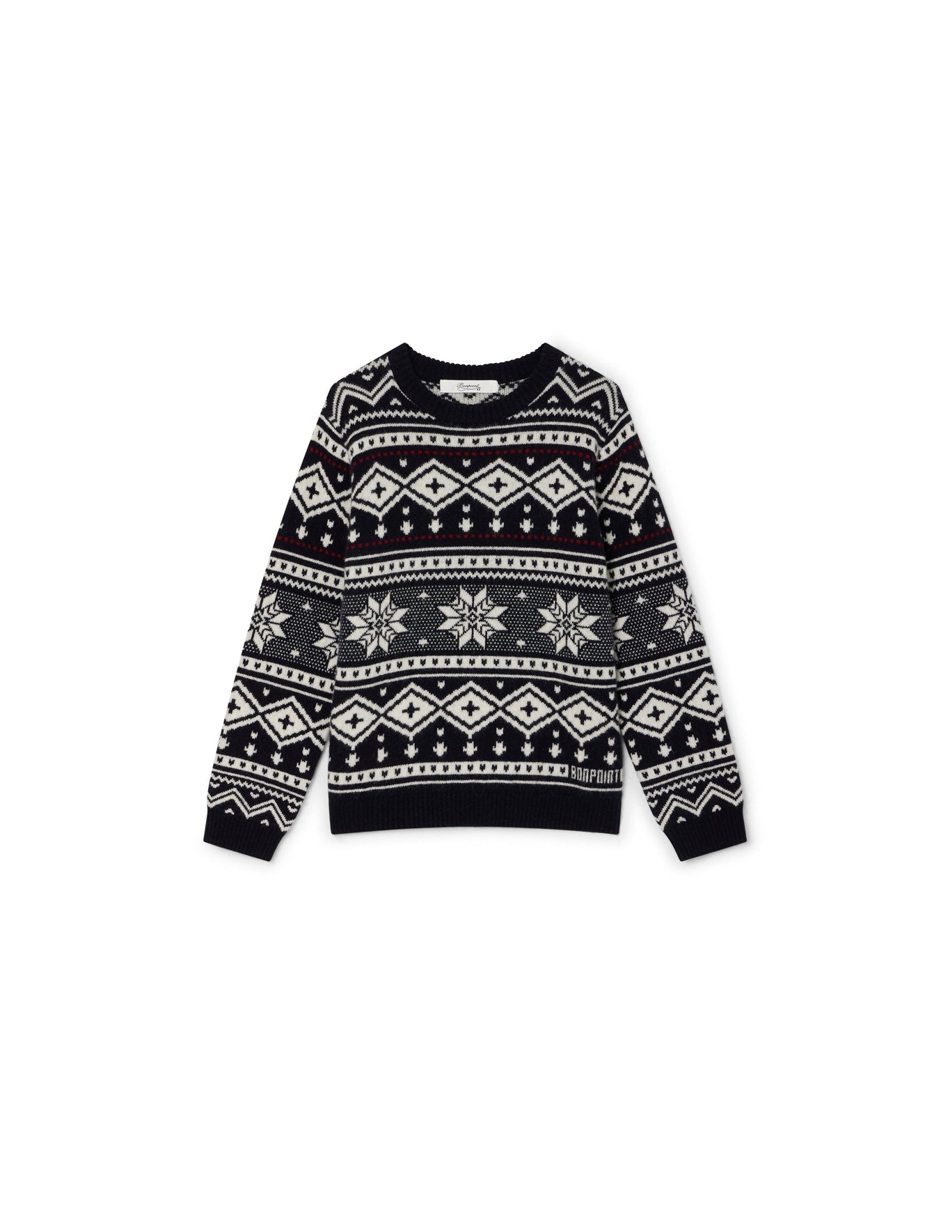 Boys | Jacquard Cashmere Sweater | 8Y | Navy
