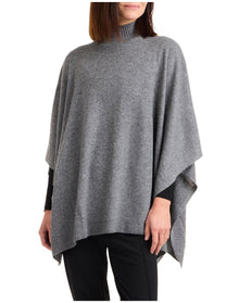 Bruno Magli | Women | Cashmere Poncho | Grey V2
