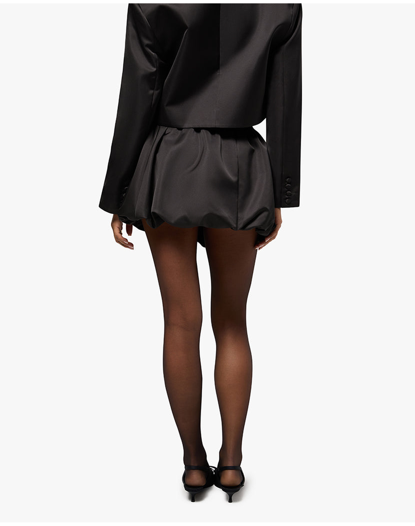Bubble Mini Skirt | Black