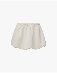 Bubble Mini Skirt | Ivory