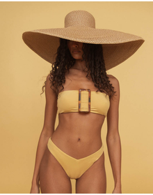 Buckle Bandeau Bikini Top | Desert