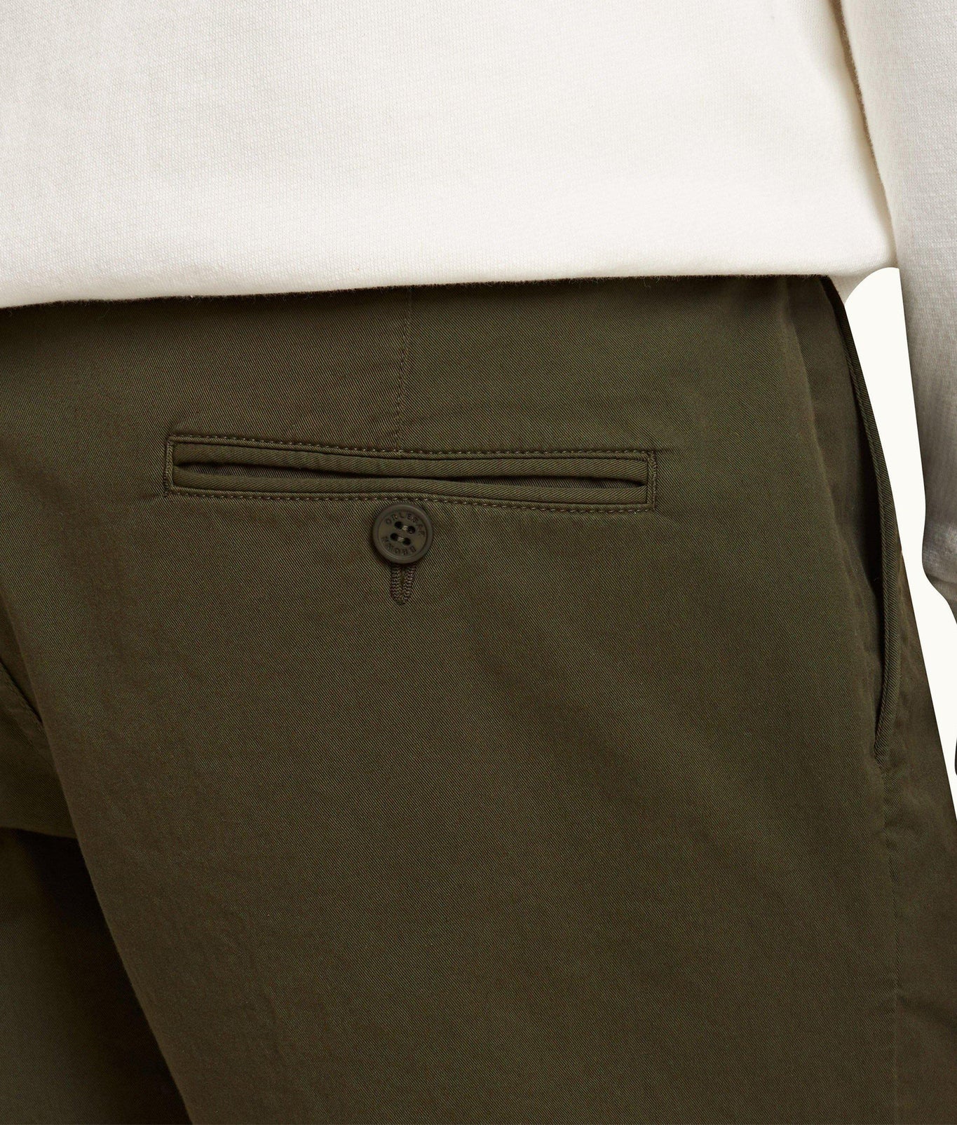 Bulldog Cotton Twill Mid-Length Shorts | Palm