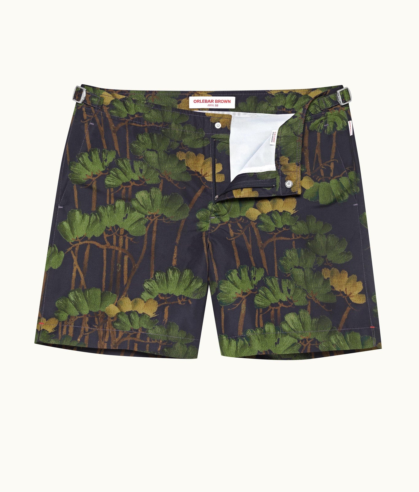Bulldog Fantasy Floral Mid-Length Swim Shorts | Night Iris