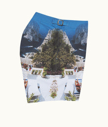 Bulldog Photographic Print Mid-Length Swim Shorts Woven | Terrace