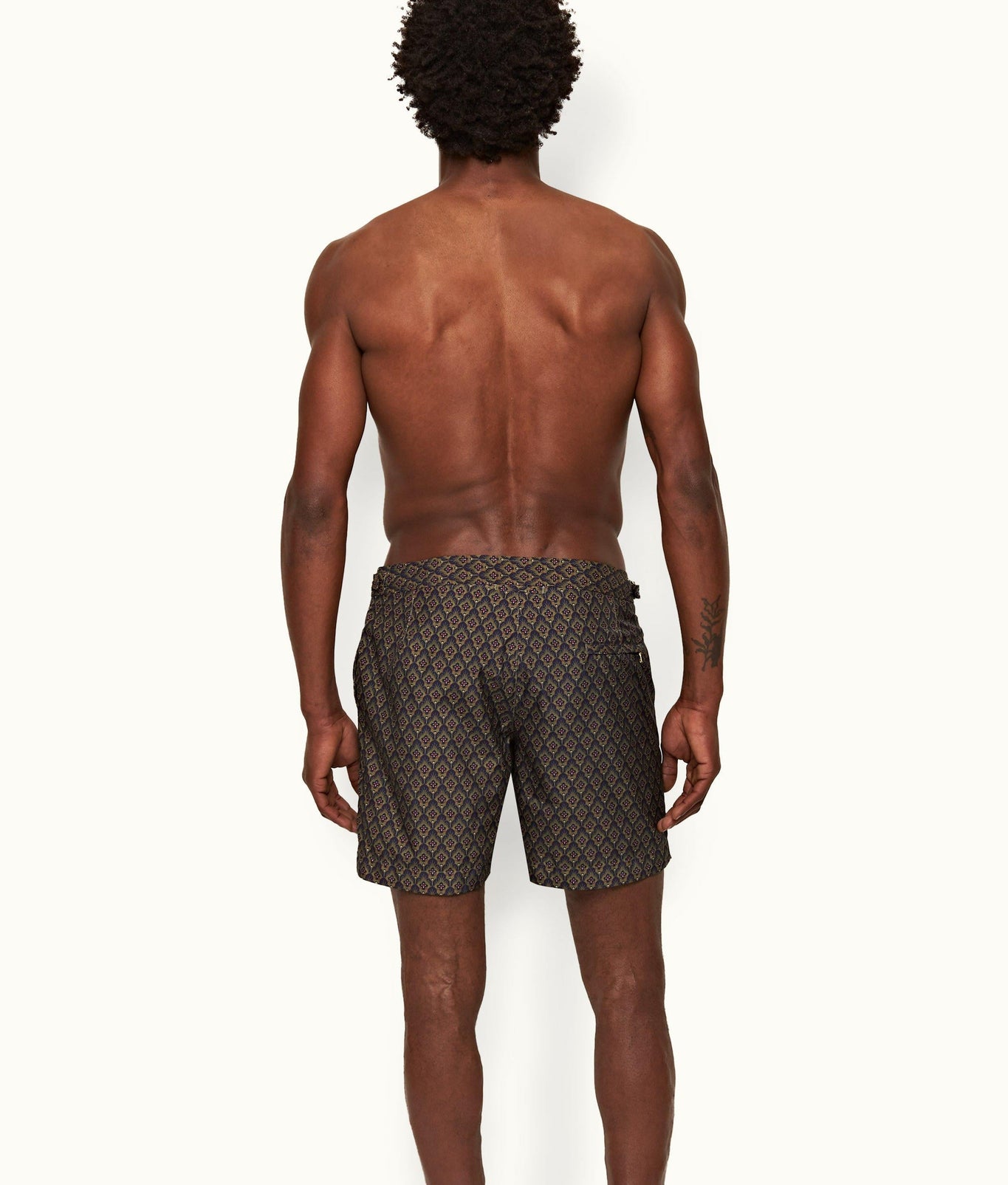 Bulldog Sunny Deco Mid-Length Swim Shorts | Midnight Navy