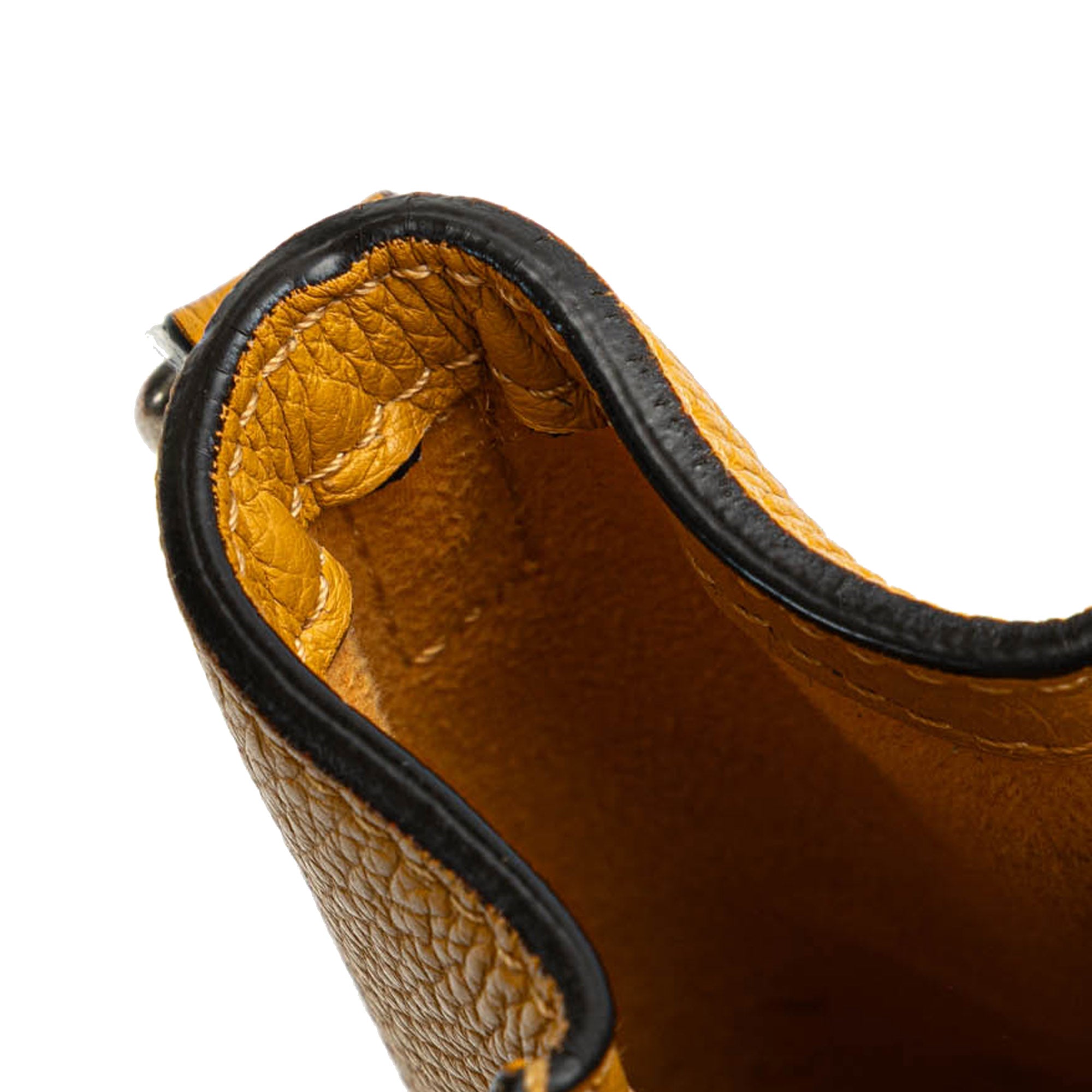 Celine | Pre-Owned Nano Leather Luggage Tote | Yellow/Mustard