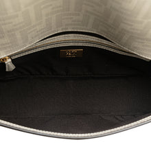 Fendi | Pre-Owned Zucca Graphic Print Coated Canvas Bikini Girls Baguette Satchel | White