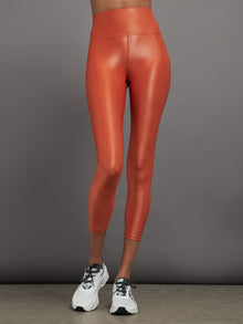 Carbon38 | High Rise 7/8 Legging In Takara Shine | Spice Route