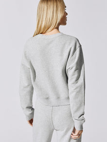 Carbon38 | French Terry Crew Neck Sweatshirt | Heather Grey