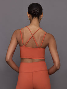 Strappy Bra in Melt | Burnt Sienna
