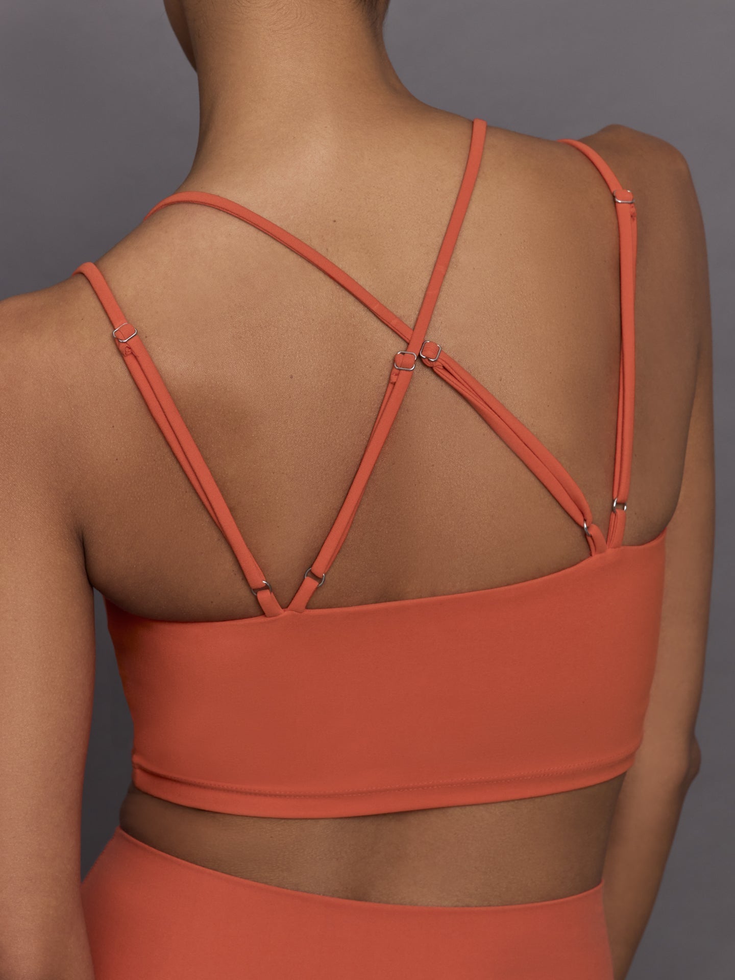 Strappy Bra in Melt | Burnt Sienna