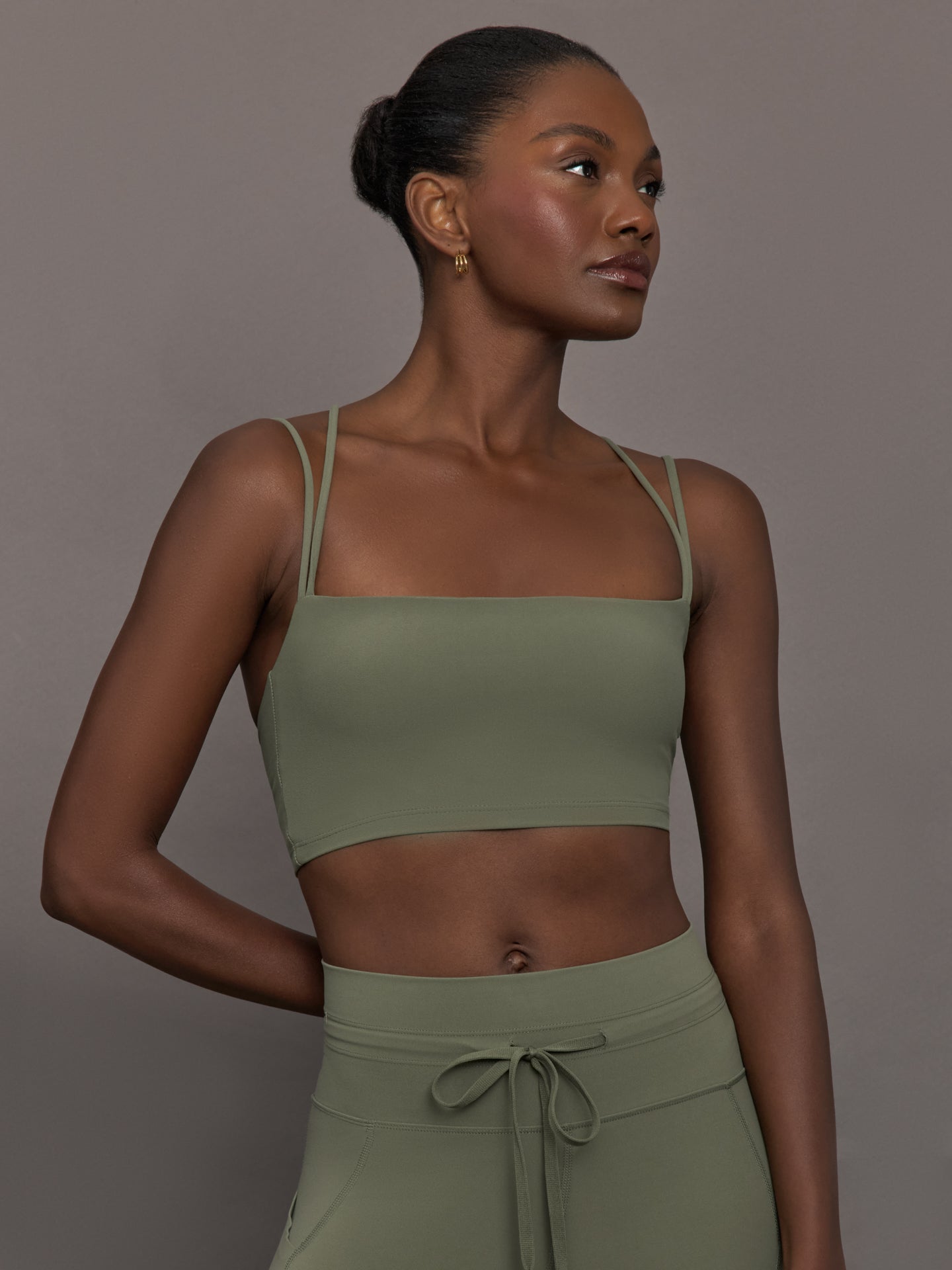 Strappy Bra in Melt | Moss