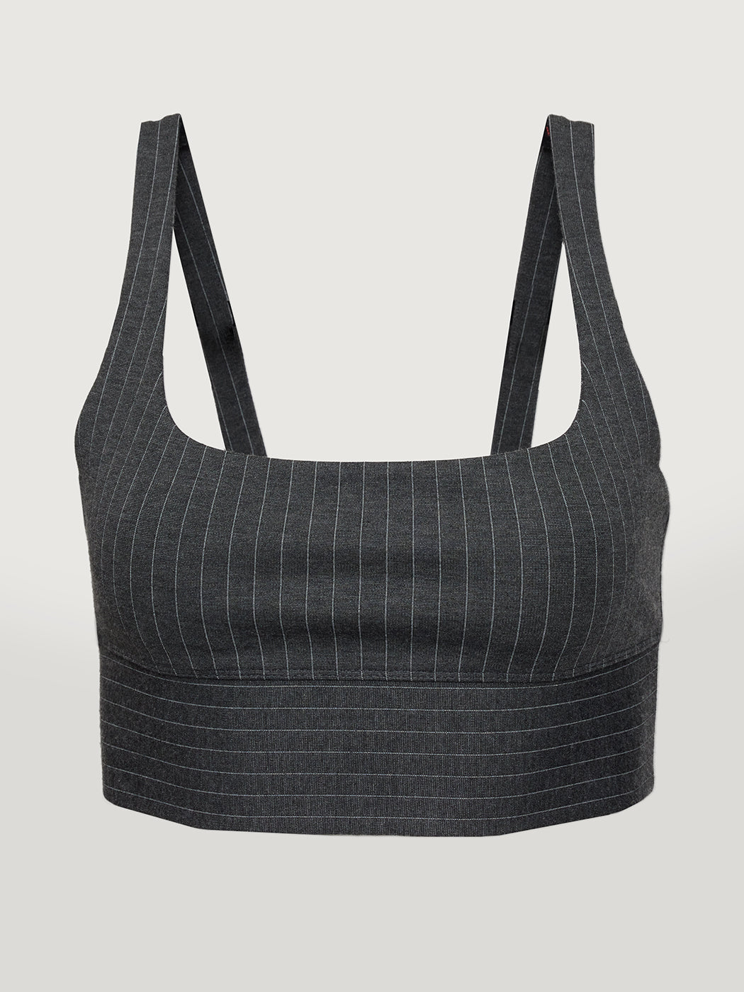 Pinstripe Bra | Black Pinstripe