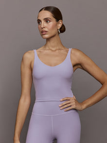 V Neck Tank in Melt | Lavender Grey