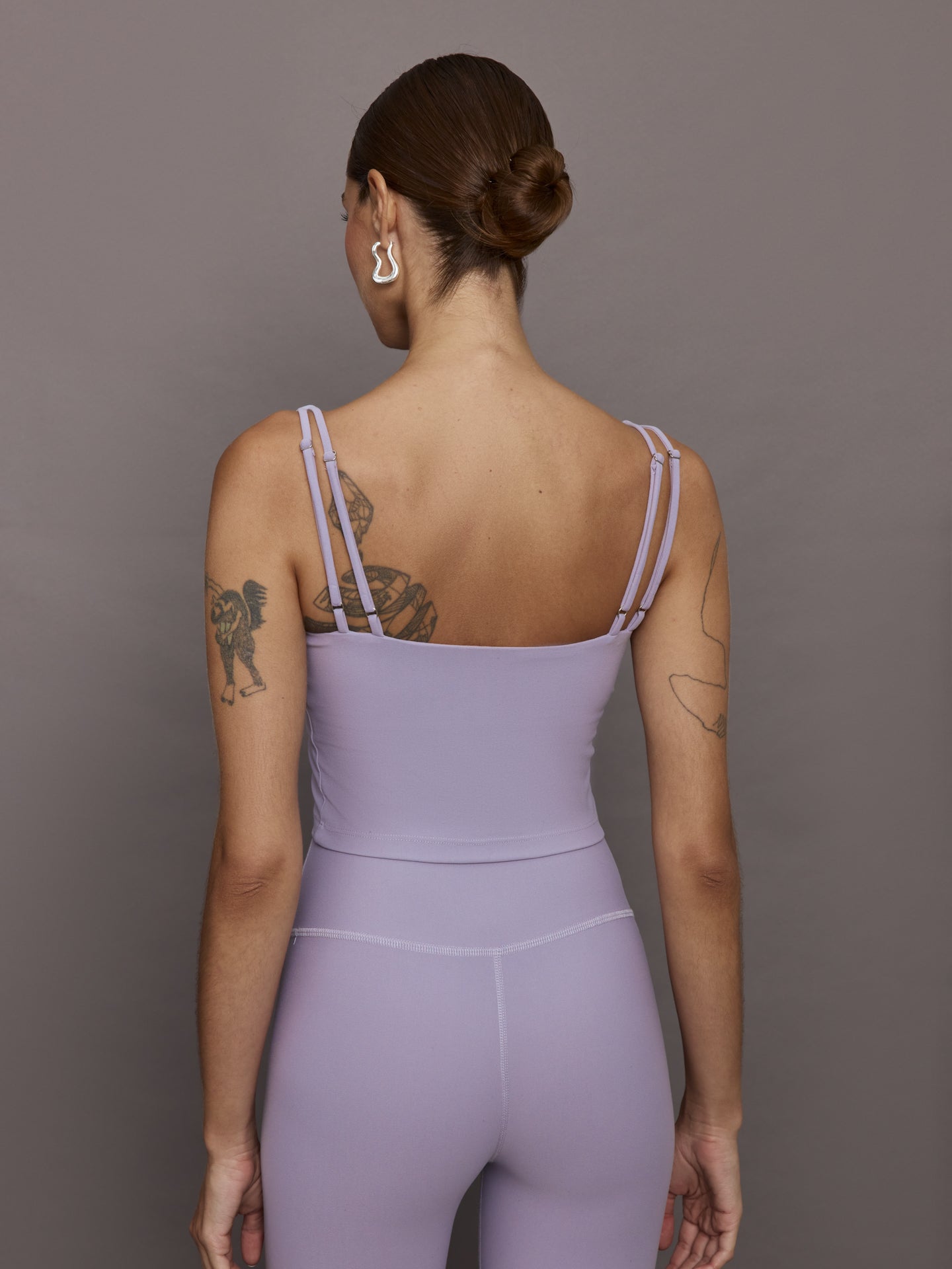 V Neck Tank in Melt | Lavender Grey