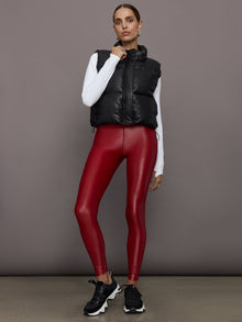 Quilted Puffer Vest | Black
