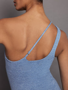 One Shoulder Convertible Tank in Heather Melt | Quiet Harbor